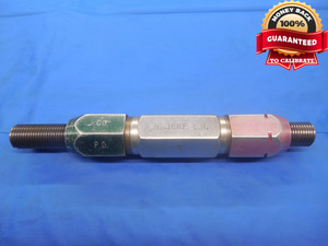 9/16 18 NF 3 LEFT HAND THREAD PLUG GAGE .5625 GO NO GO P.D.'S = .5264 & .5294 LH - DW7262BU