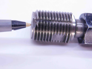 11/16 16 UN 2B THREAD PLUG GAGE .6875 GO NO GO P.D.'S = .6469 & .6531 CHECK - DW7256BU