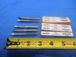 5PCS NEW HERTEL 10 32 STI TAPS 2 STRAIGHT FL - 3PCS H2 SPIRAL POINT 2PCS H3 PLUG