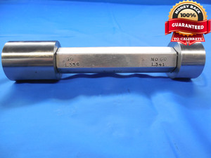 1.3360 & 1.3410 CL X PIN PLUG GAGE GO NO GO 1.3438 -.0078 34.061 mm 1.336 1.341