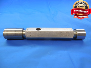 .8739 & .8745 PIN PLUG GAGE GO NO GO .8750 -.0011 UNDERSIZE 7/8 22.197 mm