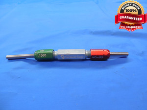 .1560 & .1660 CL X PIN PLUG GAGE GO NO GO .1563 -.0003 UNDERSIZE 5/32 3.962 mm