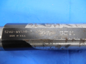 DORIAN TOOL 1 1/2" DIAMETER SHANK INDEXABLE BORING BAR S240-MVXNR-3 MODIFIED