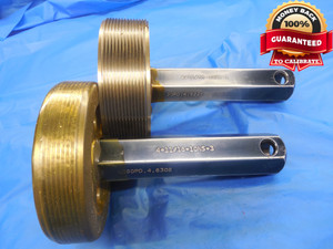 4 11/16 10 NS 3 THREAD PLUG GAGE 4.6875 GO NO GO P.D.'S = 4.6225 & 4.6308 UNS-3 - DW7721BU