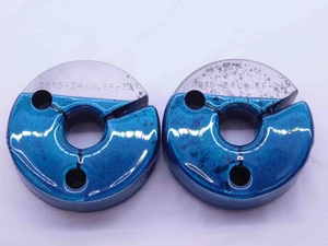 CERTIFIED 11/16 24 UNJEF 3A THREAD RING GAGES .6875 GO NO GO PDS= .6604 & .6574 - DW7823BU