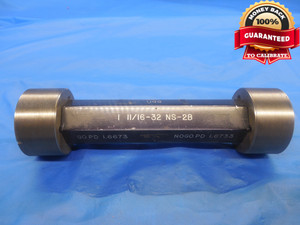 1 11/16 32 NS 2B THREAD PLUG GAGE 1.6875 GO NO GO PD'S = 1.6673 & 1.6733 UNS-2B - DW8007BU