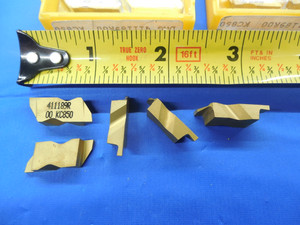 11PCS NEW KENNAMETAL DWG411189R00 KC850 TiN COATED CARBIDE TOP NOTCH INSERTS DWG