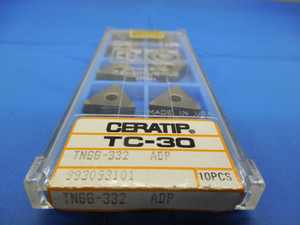 10PCS NEW KYOCERA TNGG332 TC30 CERAMIC TURNING INSERTS TNGG 332 993093101
