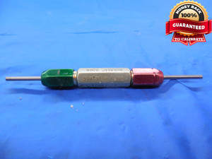 .0928 & .0943 CL X PIN PLUG GAGE GO NO GO .0938 -.0010 UNDERSIZE 3/32 2.357 mm