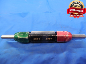 .2963 & .2971 CLASS X PIN PLUG GAGE GO NO GO .2813 +.0150 OVERSIZE 9/32 7.546 mm