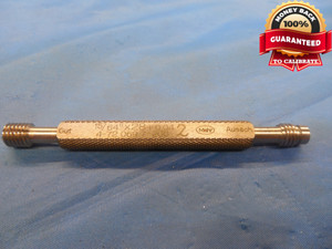 15/64 28 THREAD PLUG GAGE .234375 15/64"-28 GO AND NO GO INSPECTION CHECK - DW8051BU