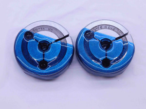 3/8 16 NC 2 THREAD RING GAGES .375 .3750 GO NO GO P.D.'S = .3344 & .3299 UNC-2 - DW8056BU