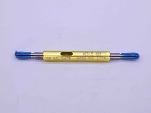 M3 X .5 6H METRIC THREAD PLUG GAGE 3 0.5 GO NO GO P.D.'S = 2.675 & 2.775 CHECK - DW8093BU