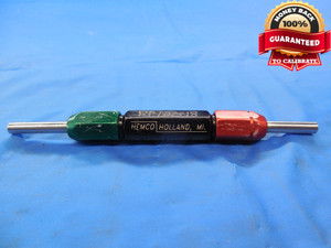 .1553 & .1568 CL X PIN PLUG GAGE GO NO GO .1563 -.0010 UNDERSIZE 5/32 3.983 mm