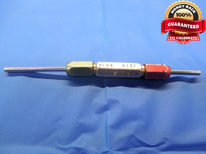 .1280 & .1310 CL X PIN PLUG GAGE GO NO GO .1250 +.0030 1/8 3.251 mm .128 .131