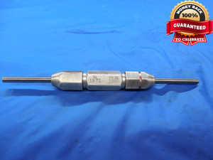 .1873 & .1885 CL XX PIN PLUG GAGE GO NO GO .1875 -.0002 UNDERSIZE 3/16 4.788 mm