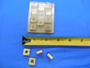 9PCS NEW KENNAMETAL SNMG 434 KC810 TiN CARBIDE TURNING INSERTS SNMG434 KENLOC