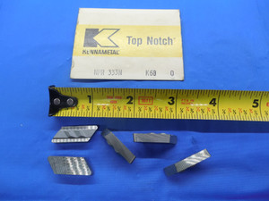 5PCS KENNAMETAL NPR 333N K68 CARBIDE TOP NOTCH PROFILING INSERTS NPR333N TOOLING