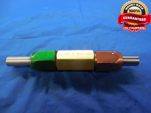 .5282 & .5392 CL X PIN PLUG GAGE GO NO GO .5313 -.0031 UNDERSIZE 17/32 13.696 mm