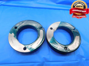 3 3/8 12 UN 2A THREAD RING GAGES 3.375 3.3750 GO NO GO P.D.'S = 3.3190 & 3.3126 - DW8160BU