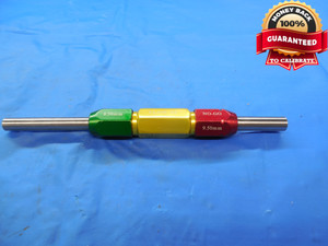 8.500 & 9.500 CLASS ZZ METRIC PIN PLUG GAGE GO NO GO ONSIZE 9 mm .3346 8.5 9.5