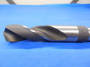 NEW HERTEL 29/32" HSS DRILL BIT 3/4" SHANK DIAMETER 6" OAL 118 PT ANGLE 89311526
