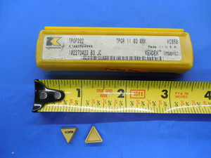 2PCS KENNAMETAL TPGF222 KC850 TiN CARBIDE TURNING INSERTS KENDEX TPGR 11 03 08K
