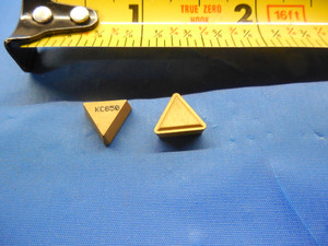 2PCS KENNAMETAL TPGF222 KC850 TiN CARBIDE TURNING INSERTS KENDEX TPGR 11 03 08K