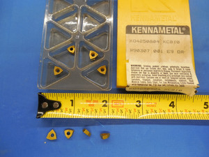 8PCS NEW KENNAMETAL K04250804 KC810 TiN COATED CARBIDE INSERTS R90307 001 E9 OR