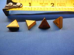 7PCS NEW VALENITE TPMR-221-2A VN8 TiN COATED CARBIDE TURNING INSERTS INDEXABLE