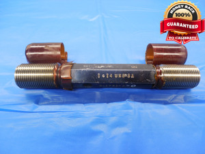 1" 14 UNS 3A SET THREAD PLUG GAGE 1.0 GO NO GO P.D.'S = .9536 & .9496 NS-3A - MS0291BU