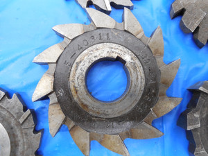 30 PCS OF SIDE MILL CUTTER AND SPIRAL REAMERS 1" DIA. ARBOR HOLE VARIOUS WIDTHS