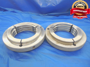 5" 2 NA 3G STUB ACME THREAD RING GAGES 5.0 2.0 GO NO GO P.D.'S = 4.8364 & 4.8202 - DW8381BU