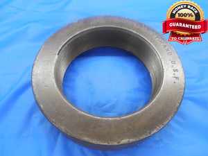 3 3/8 12 SOLID SHOP MADE LEFT HAND THREAD RING GAGE 3.375 3 3/8"-12 INSPECTION - DW8521BU