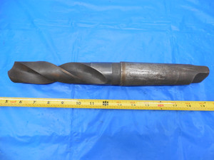 1 21/32" HSS TWIST DRILL BIT W/ MORSE TAPER #5 SHANK BUTTERFIELD ROCK SHARP!