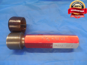 1 3/8 12 NF 3A SET THREAD PLUG GAGE 1.375 GO ONLY P.D.= 1.3209 UNF-3A INSPECTION - DW8727BU