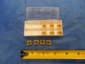 10PCS NEW SECO SCGX 09T308-P2 T200D TiN COATED CARBIDE TURNING INSERTS 09 T308