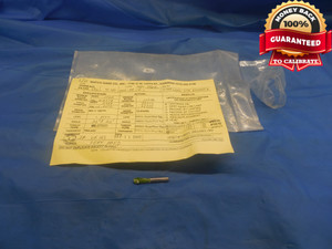 4 40 UNC 3B LEFT HAND THREAD PLUG GAGE #4 .112 GO ONLY P.D. = .0958 L.H. CHECK - DW8801BU