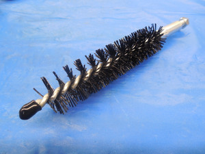 LOT OF 3 NEW SCHAEFER 7/8" DIA NYLON CONDENSOR TUBE BRUSH SINGLE SPIRAL 6" OAL