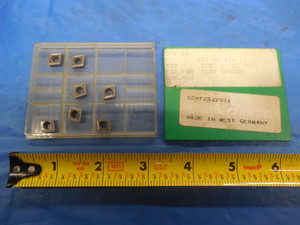7PCS WIDIA CCMT 2.522 P30 / P40 CARBIDE TURNING INSERTS CCMT 080308 M30 / M40
