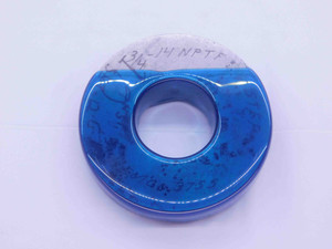 3/4 14 NPTF 6 STEP PIPE THREAD RING GAGE .75 .750 .7500 N.P.T.F. DRYSEAL TAPER - BM0820CC