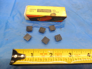 6PCS NEW VALENITE SEC 322J VC2 CARBIDE INSERTS SEC322J AD0535 INDEXABLE TOOL