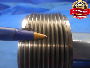 3 1/8 8 UN 2B VERMONT THREAD PLUG GAGE 3.125 GO ONLY P.D. = 3.0438 N-2B 3B - DW9147HX