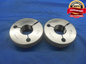 1 1/4 40 UNS 3A THREAD RING GAGES 1.25 GO NO GO P.D.'S = 1.2372 & 1.2338 NS-3A - DW9230BU