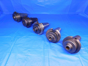 5 PCS LOT OF CAT50 MORSE TAPER #2 TOOL HOLDERS VARIOUS PROJECTIONS MT2 - JH1106BU