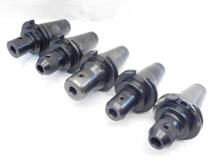 5pc LOT OF CAT50 3/4 ID SOLID END MILL TOOL HOLDER .75 3 1/2 PROJECTION USA - JH1111BU