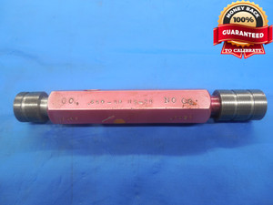.650 80 NS 2B THREAD PLUG GAGE .65 GO NO GO P.D.'S = .6419 & .6452 UNS-2B .6500 - DW9415BU
