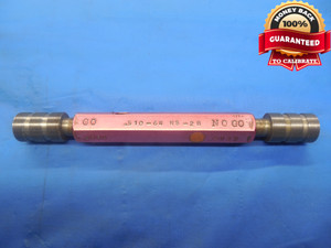 .510 64 NS 2B THREAD PLUG GAGE .51 GO NO GO P.D.'S = .4998 & .5033 UNS-2B .5100 - DW9406BU