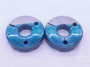 M32 X 1.5 6g METRIC THREAD RING GAGES 32 GO NO GO P.D.'S = 30.994 & 30.844 CHECK - DW9453BU