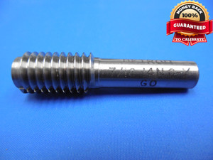 7/16 14 NC 2B 3B THREAD PLUG GAGE .4375 GO ONLY P.D. = .3911 TAPERLOCK UNC